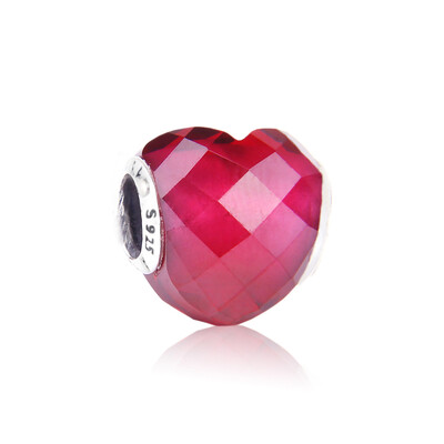 

Pandora PANDORA Fuchsia Heart Beaded 796563NFR