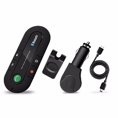 

Sun Visor BT Speakerphone MP3 Music Player Wireless Receiver Speaker Car Charger