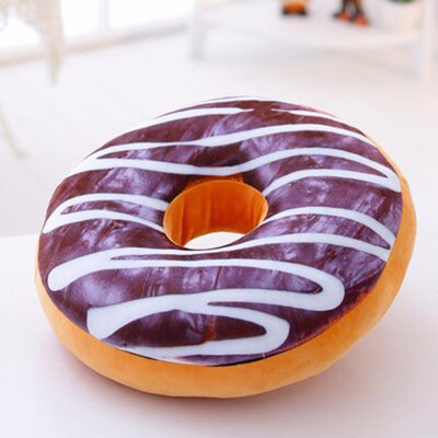 

Cute Soft Plush Pillow Stuffed Seat Pad Sweet Donut Foods Cushion throw pillow covers Case Toys pillowcase poszewka na poduszki