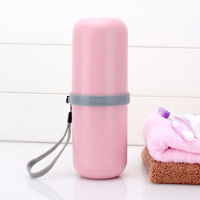 

Cntomlv Portable Utility Toothbrush Holder Tooth Mug Toothpaste Cup Bath Travel Accessories Set Toothbrush Case