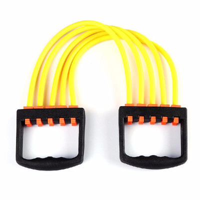 

Portable Indoor Chest Expander Puller Adjustable 5 Tubes Resistance Band Exercise Fitness Resistance Cable Rope Tube Chest Exercis