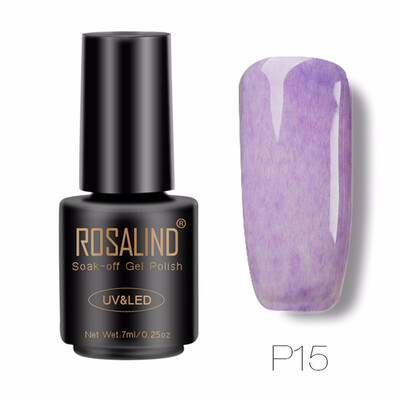 

ROSALIND Black Bottle 7ML Faux Fur Effect P01-12 Gel Nail Polish Nail Art Nail Gel Polish UV LED Long-Lasting 3D Gel Lacquer