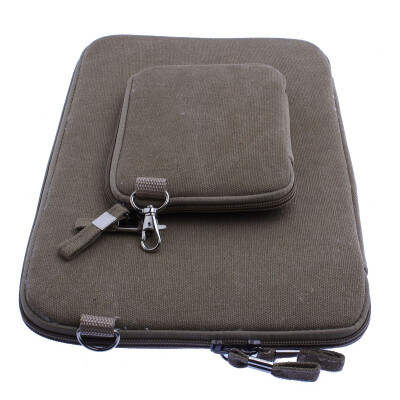 

Universal Soft khaki Cotton Sleeve Case For 116" Tablet Bags New