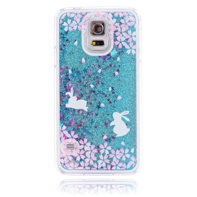 

MOONCASE Синий Динамический Плывун Жидкость Светлый Bling чехол для Samsung Galaxy S5