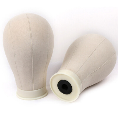 

WYF100 Cork Canvas Block Head Hair ExtensionWeftWig Display Style Styling Mannequin