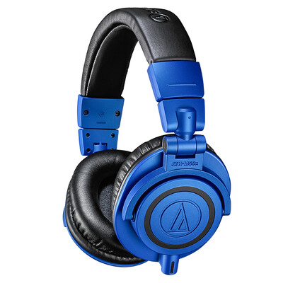 

Electric Triangle Audio-technica ATH-M50x BB Limited Edition Special Edition Professional Fully Enclosed HIFI Headphones Blue Black