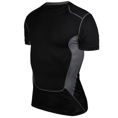 

Quick Dry Fitness Tights Running Set Gym Sportswear Short Sleeve T-Shirt