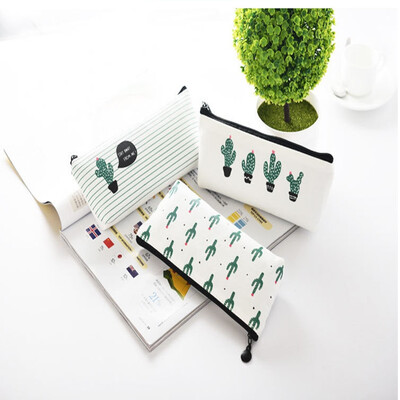 

Творческий Cute Cactus Pencil Case Канцелярская сумка