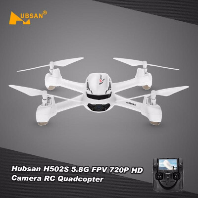 

Original Hubsan H502S 58G FPV 720P HD Camera Drone RC Quadcopter with GPS Follow Me CF Mode Automatic Return Function