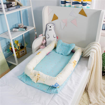 

High-quality cotton foldable sleeper portable kids bed soft Newborn baby crib baby product for 0-36M baby