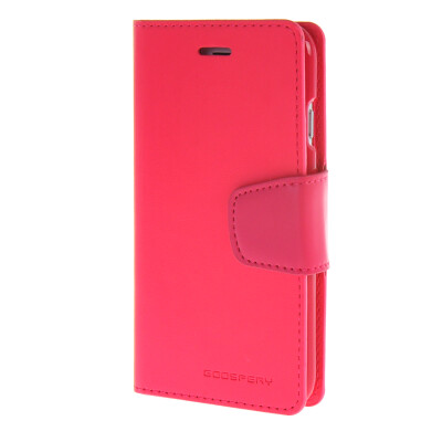

MOONCASE Case for iPhone 6 (4.7") PU Leather Flip Wallet Card Slot Stand Back Cover Hot pink