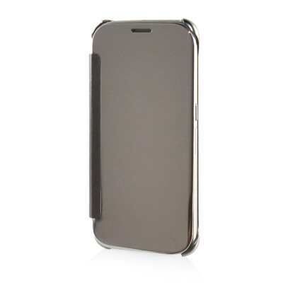 

MOONCASE Soft Silicone Gel + Side Flip Pouch Hard Shell Back ЧЕХОЛ ДЛЯ Samsung Galaxy S6 Silver