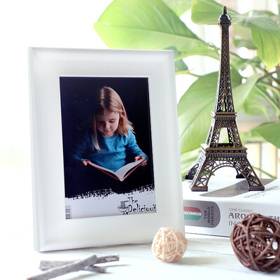

Inkfish wood photo frame Baroque 6 inch white photo frame painted solid wood photo frame photo frame set photo wall combination photo frame