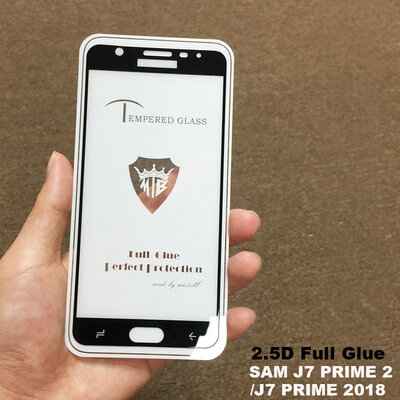 

полный AB Клей Обложка Закаленное стекло Screen Protector для Samsung Galaxy J7 Prime 2 2018 G611 SM-G611FF DS Anti-отпечаток пальца