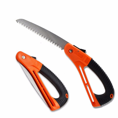 

High Quality Garden Tools Manganese Steel Folding Saw Garden Fruit Tree Sharp Logging Steel Sawing Bonsai Tools Three Sawtooth