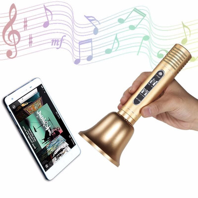 

GBTIGER Bluetooth Speaker Wireless Microphone Karaoke KTV Player compatible with iPhone Android Smart Phone
