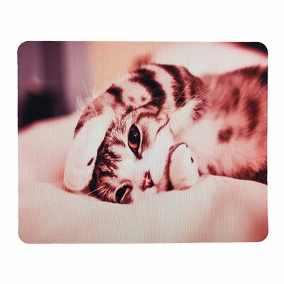 

Mouse Pad Anti-slip PC Computer Gaming Natural Rubber Cute Cat Mousepad 2126cm Gamer Mouse Mat