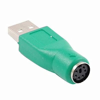 

Yixiukeji PS2 PS2 Female to USB Male Computer Keyboard Mouse Adapter Connector