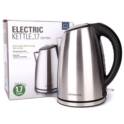 

LOCK & LOCK EJK117SLV stainless steel electric kettle 17L automatic power off