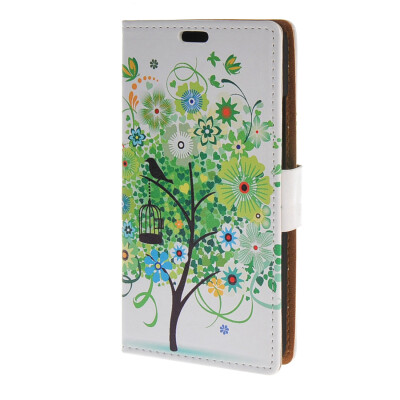 

MOONCASE Case for Huawei Honor 4A (5.0") Leather Flip Wallet Style and Kickstand Case Cover [Cute Pattern] Design / a05