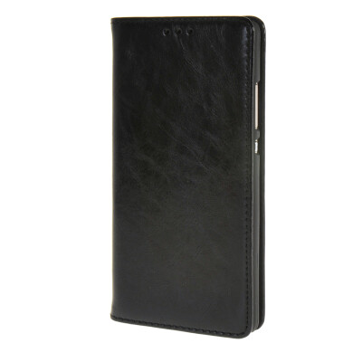 

MOONCASE Case for Huawei Ascend P8 Case Leather Wallet Flip Card Slot Bracket Back Cover Black