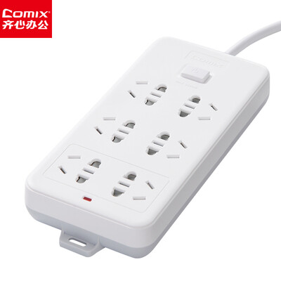 

Coix Comix 6-bit combination hole 5 m new GB standard plug control switch socket plug plug-in board wiring board row plug tow board PC-6051