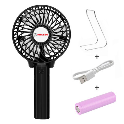 

Foldable Hand Fans Battery Operated Rechargeable Handheld Mini Fan Electric Personal Fans Hand Bar Desktop Fan
