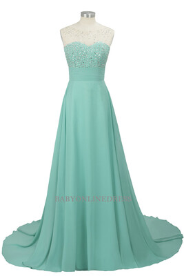 

2018 Babyonline Mermaid Evening Dress for Women Formal Lace Appliques Long Prom Dress