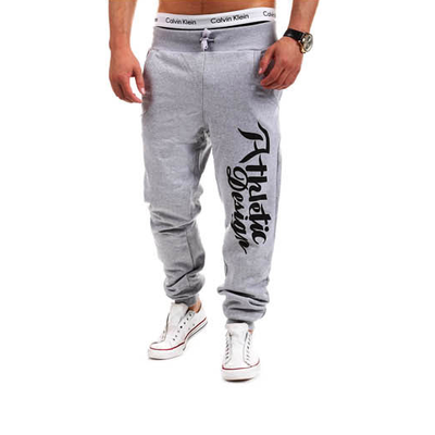 

Zogaa New Mens Pants Splice Sports Casual Contrast Color
