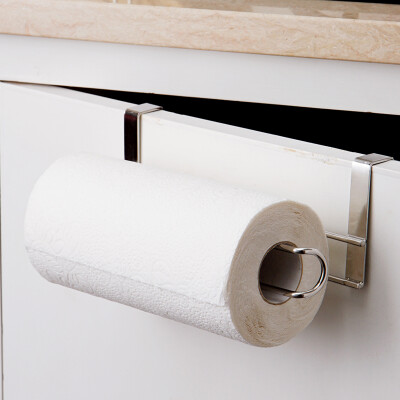 

【Jingdong Supermarket】 Ou Runzhe paper towel rack stainless steel cabinet door nail-free trace paper roll rack