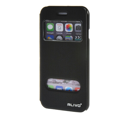 

MOONCASE ЧЕХОЛ ДЛЯ Apple iPhone 6 Plus ( 5.5 inch ) View Window Leather Flip Bracket Back Cover Black