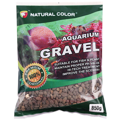 

Jingdong supermarket] Fun odd (NaturalColor) fish tank made sand sand aquarium turtle tank decoration water grass bed bottom sand black gold sand 850G
