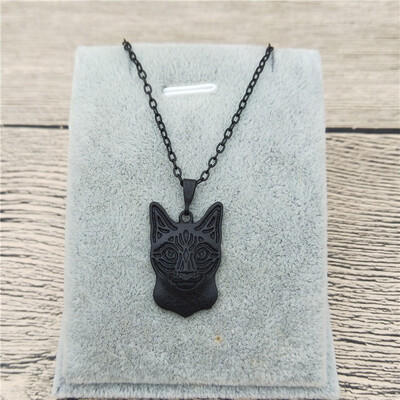 

New Siamese Cat movement Necklace Trendy Style Siamese Cat movement Pendant Necklace Women Fashion Pet Cat Jewellery