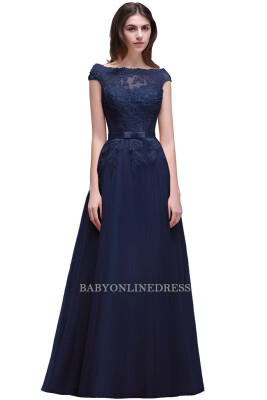 

Elegant Lace Bridesmaid Dresses Long Chiffon Wedding Party Dress