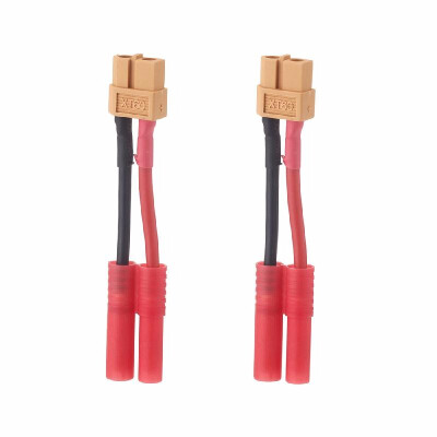 

2 Pcs XT-60 Male To HXT 4mm Male Bullet Connector Remote Control Toys RM106828901