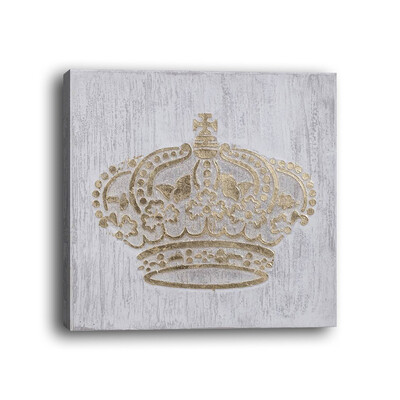 

Framed canvas modern living room bedroom background wall still life crown decorative painting