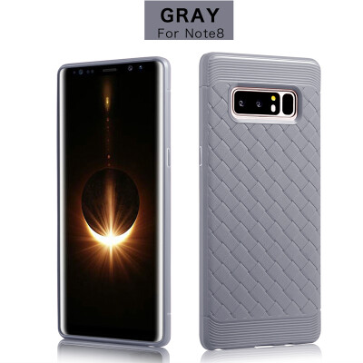

Goowiiz Luxury Phone Case For Samsung Galaxy Note 8 Ultra Thin Ventilation Grid Weave Soft Anti fall Full Protective