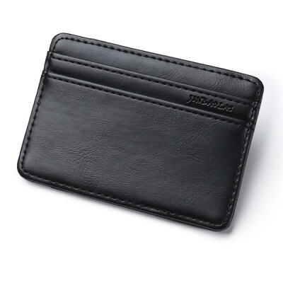 

Mens Magic Wallet Double Open PU Leather Bandage Money Pockets CreditID Cards Purse