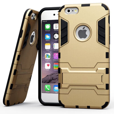 

новые shockproof rugged смешанной резины в твердой обложке дело для iPhone 6 6s плюс