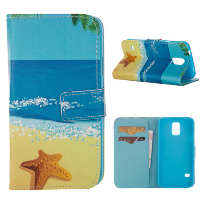 

MOONCASE Case for Samsung Galaxy S5 Flip PU Leather Fold Wallet Card Slot Kickstand Back Case Cover [Pattern series] /a18