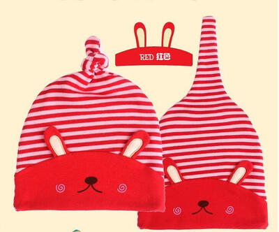 

Buebos Ninos 2015 New Autumn Winter Warm Baby Beanie Cap Soft Cotton Crochet Knit Horn Bugs Bunny Patten Hat Infant Newborn Children Toddler Cap Christmas Gift