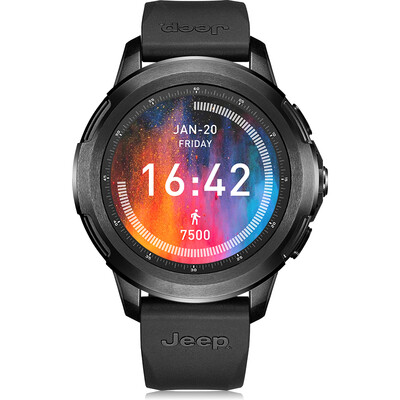 

FERACE JEEP joint name 4g full Netcom smart sports phone watch running swimming waterproof bracelet Android Apple wifi black