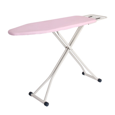 

Bethus large stable steel mesh ironing board electric iron plate folding ironing board with iron frame upgrade model STB-074 pink