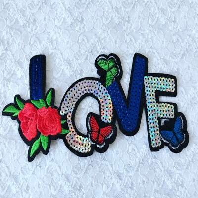 

Iron-On trim patches multicolored Water - soluble embroidery lace applique 208cm DIY accessory 2pcslot