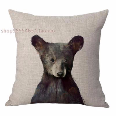 

Cntomlv New Cartoon Cat Cushion Covers Pillow Cover Printed Cat For Home Kids Room Decoration