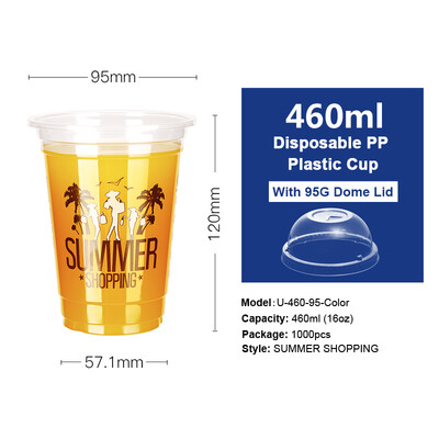 

Free Shipping 12oz-22oz Clear Plastic PP Cups with Dome & Flat Lids for Juice Tea Iced Coffee Bubble Boba Smoothie 1000pcs