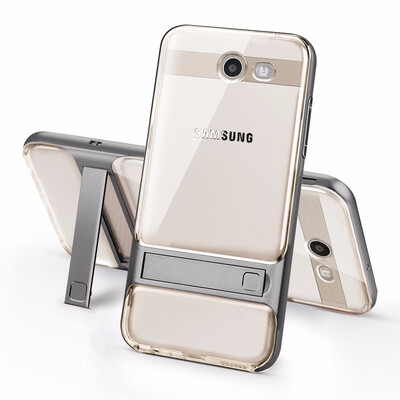 

Goowiiz Phone Case For Samsung Galaxy J6 2018J7 2018 Fashion Slim Shockproof Silicone TPU PC Hard Bracket