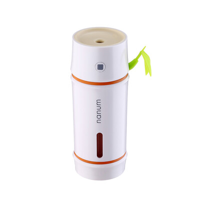 

TOMNEW USB Mini Cool Mist Humidifiers 130ML Portable Ultrasonic Mute Air Purifier with LED Night Light for Home Office or Car