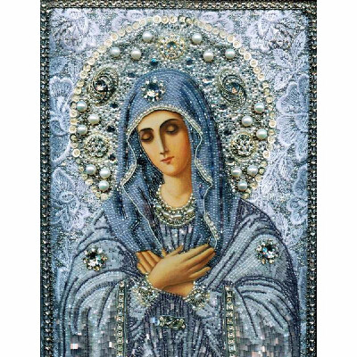 

10 12 Inches 26 30cm DIY Hierarch 5D Diamond Painting Kit Religion Style Crystal Rhinestone Mosaic Embroidery Cross Stitch Cra