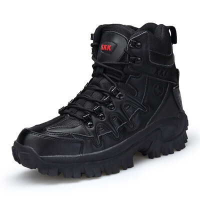 

WinterAutumn Men High Quality Brand Military Leather Boots Special Force Tactical Desert Combat Boats Outdoor Shoes Snow Boots